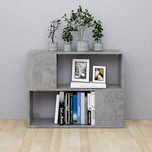 vidaXL Televizoriaus spintelė, betono pilkos spalvos, 80x24x63cm, MDP