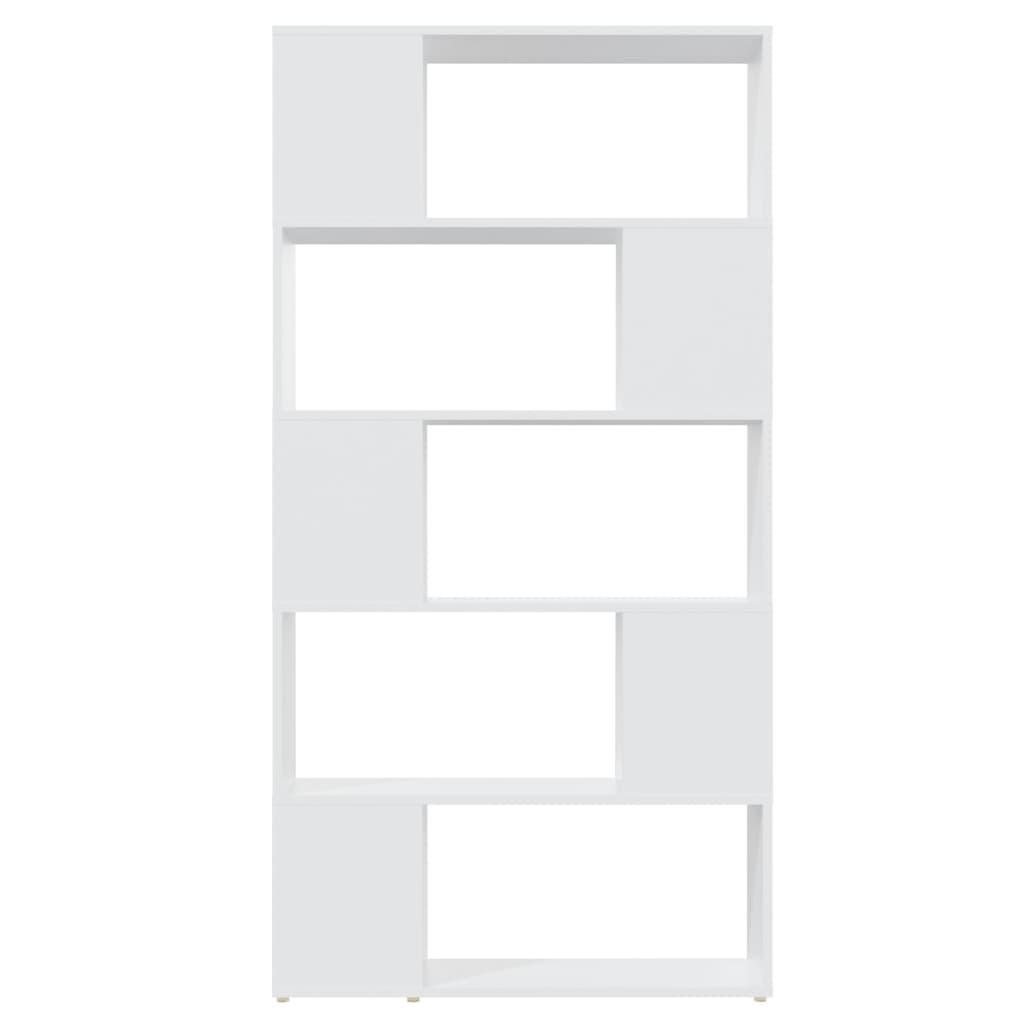 vidaXL Boekenkast/kamerscherm 80x24x155 cm bewerkt hout wit
