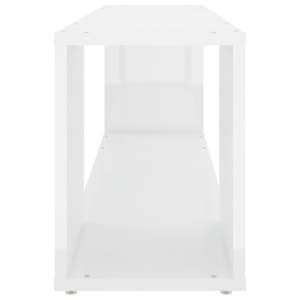 TV stolek bílý s vysokým leskem 100x24x32 cm kompozitní dřevo - obrázek 4