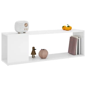 TV stolek bílý s vysokým leskem 100x24x32 cm kompozitní dřevo - obrázek 6