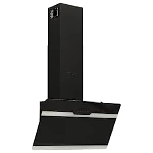 vidaXL pliidikubu 60 cm teras ja karastatud klaas must