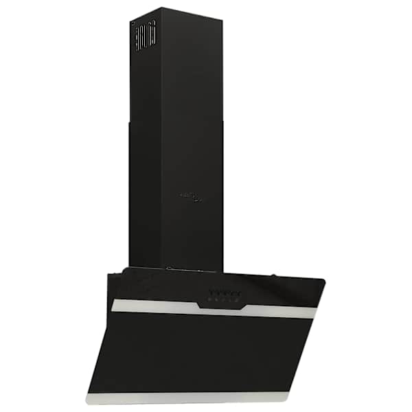 vidaXL pliidikubu 60 cm teras ja karastatud klaas must