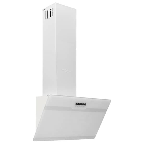 vidaXL pliidikubu 60 cm teras ja karastatud klaas valge