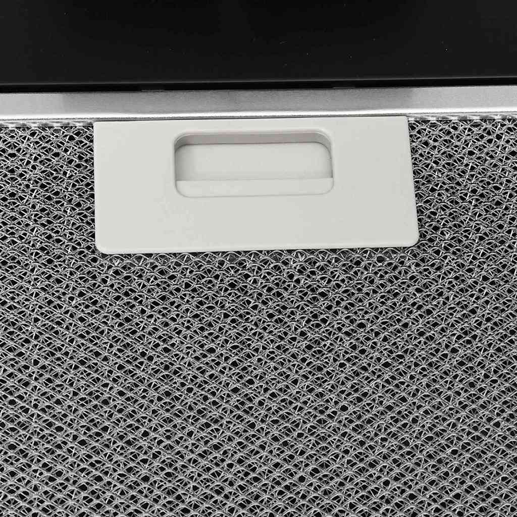 Hotte Murale 90 Cm Acier Et Verre Trempé Noir VidaXL 16 width=274