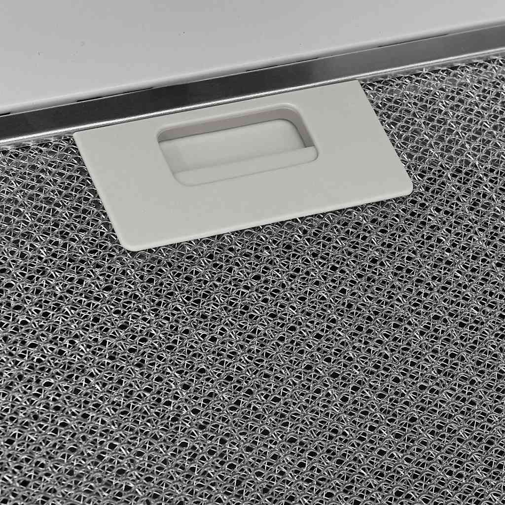 Hotte Murale 90 Cm Acier Et Verre Trempé Blanc VidaXL 20 width=274