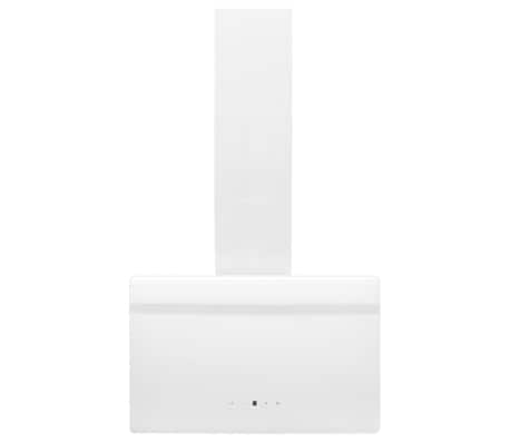 vidaXL Zidna napa 60 cm od čelika i kaljenog stakla bijela