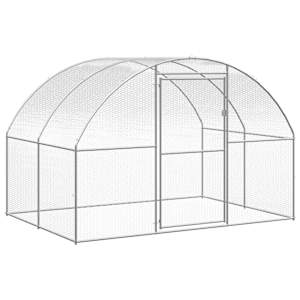 vidaXL kanakuut, 3 x 2 x 2 m, tsingitud teras