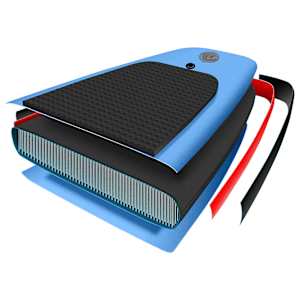 Nafukovací SUP paddleboard s příslušenstvím modrý 300x76x10 cm - obrázek 9