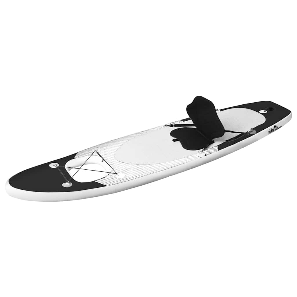vidaXL Stand Up Paddleboardset opblaasbaar 300x76x10 cm zwart afbeelding