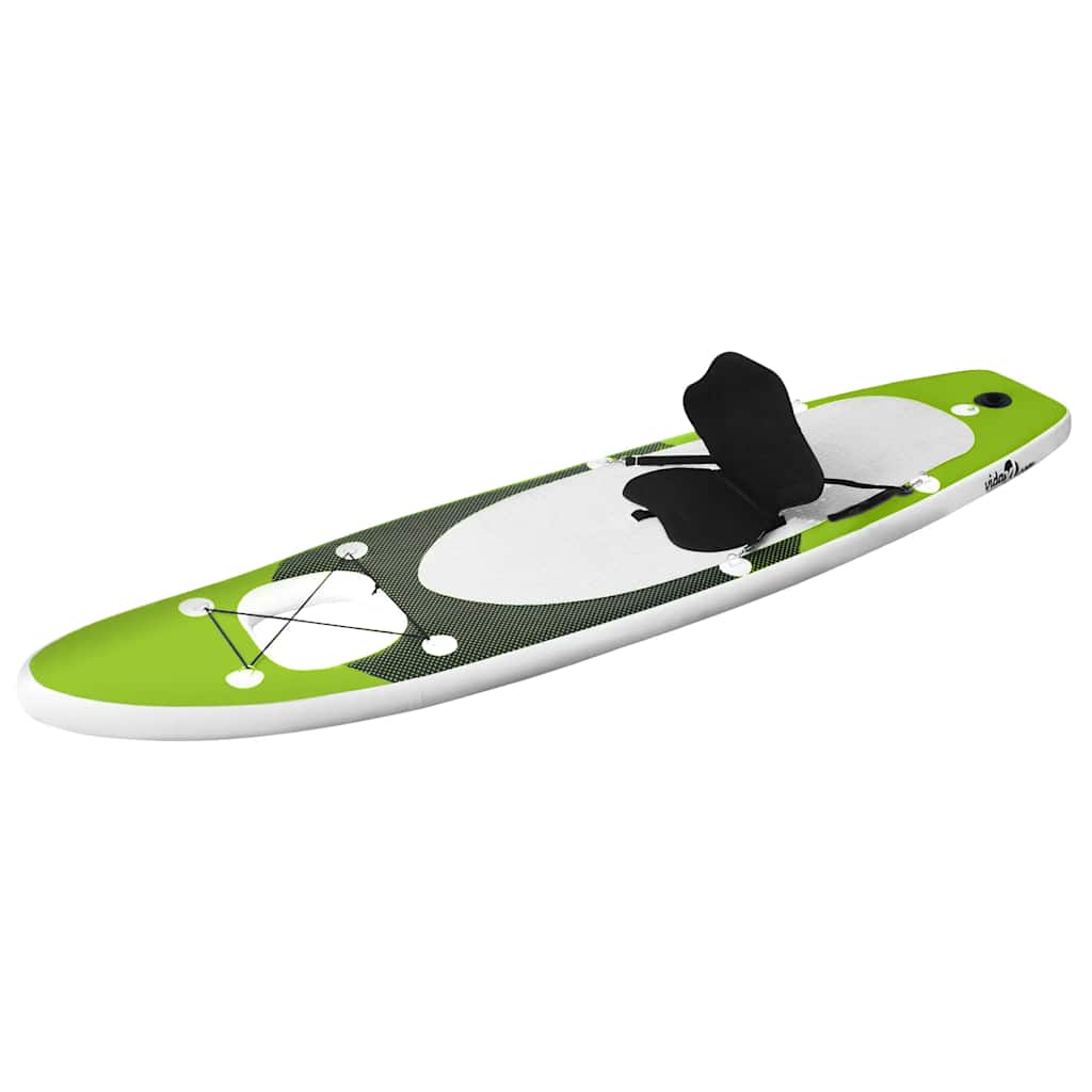 Thumbnail - vidaXL SUP-Board-Set Aufblasbar Grün 360x81x10 cm