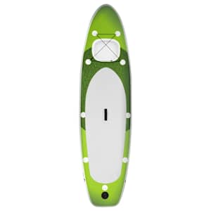 Nafukovací SUP paddleboard a příslušenství zelený 360x81x10 cm - obrázek 3