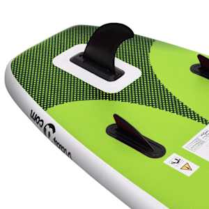 Nafukovací SUP paddleboard a příslušenství zelený 360x81x10 cm - obrázek 6