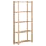  vidaXL 5 szintes tömör fenyőfa tárolóállvány 80 x 28,5 x 170 cm termék 2. képe