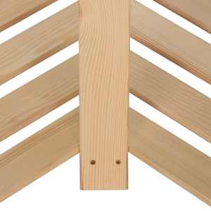 5patrový úložný regál rohový 82,5x82,5x170 cm masivní borovice - obrázek 6