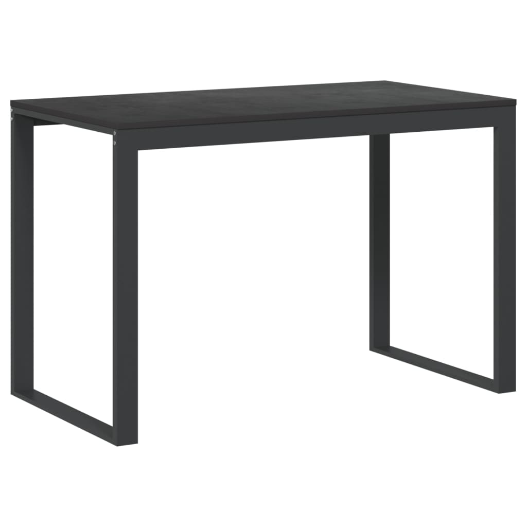 Počítačový stůl černý 110 x 60 x 73 cm dřevotříska