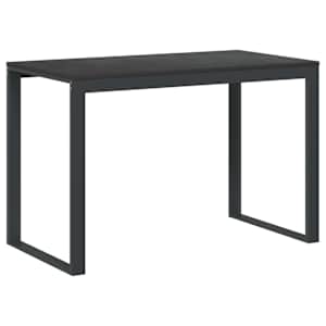 vidaXL kirjutuslaud, must 110x60x73 cm puitlaastplaat