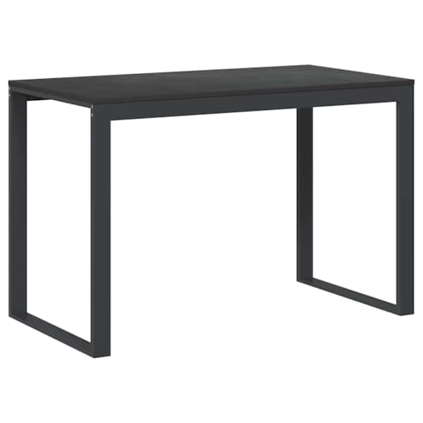 vidaXL kirjutuslaud, must 110x60x73 cm puitlaastplaat