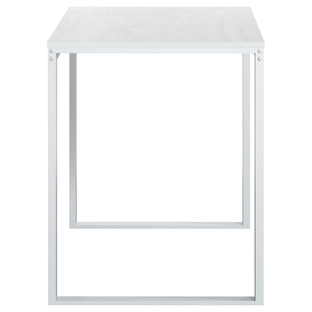 Fehér forgácslap számítógépasztal 110 x 60 x 73 cm 