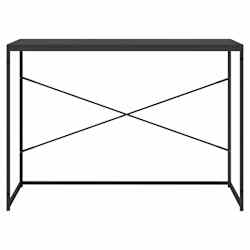 vidaXL Computer Desk Black 110x60x70 cm Engineered Wood