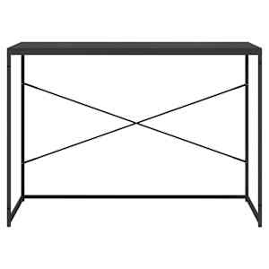 vidaXL Computertisch Schwarz 110x60x70 cm Holzwerkstoff