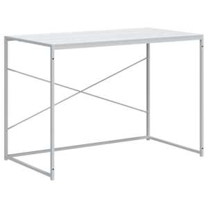 Počítačový stůl bílý 110 x 60 x 70 cm kompozitní dřevo - obrázek 2