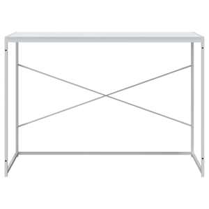 Počítačový stůl bílý 110 x 60 x 70 cm kompozitní dřevo - obrázek 3