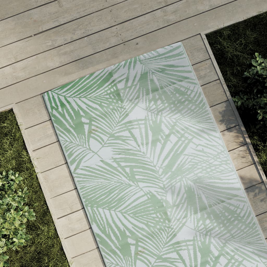 Outdoor-Teppich Grün 80×250 cm PP