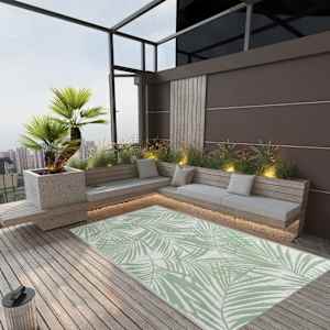 Zunanja preproga ARAKIL zelena 120x180 cm PP