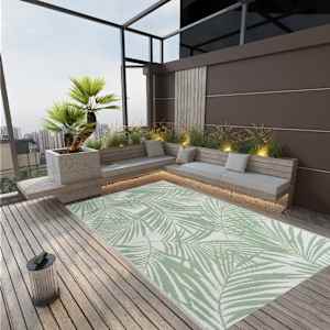 Zunanja preproga ARAKIL zelena 190x290 cm PP