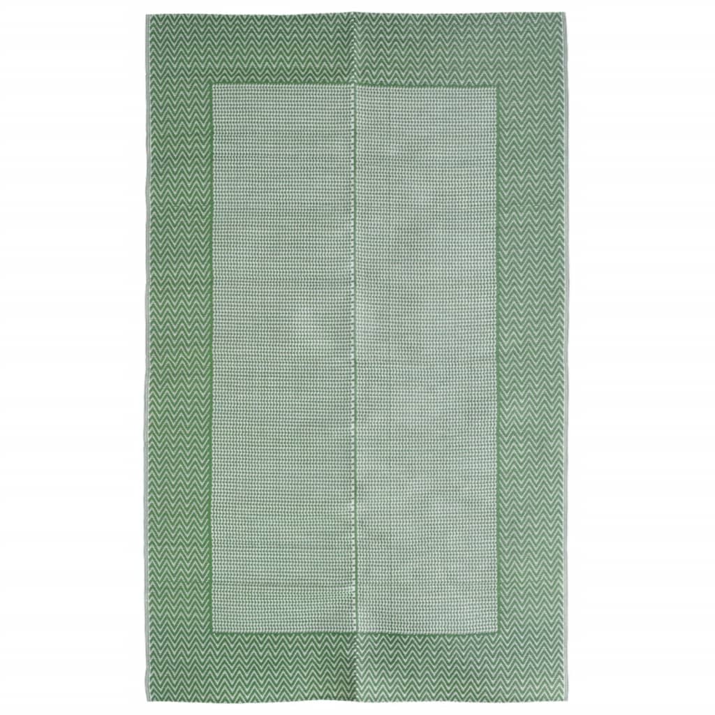vidaXL Buitenkleed 120×180 cm polypropeen groen