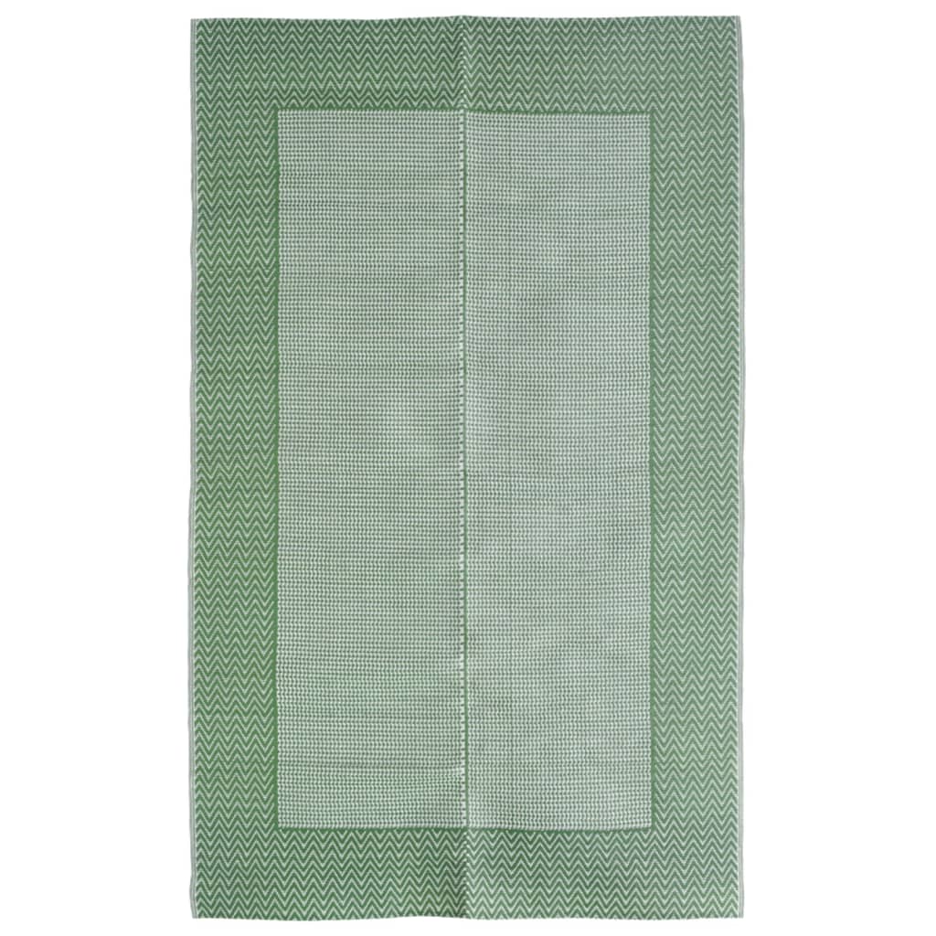 Outdoor-Teppich Grün 160×230 cm PP