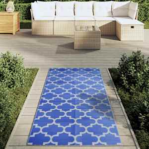 vidaXL Outdoor Carpet ARAKIL Blue 80x150 cm PP