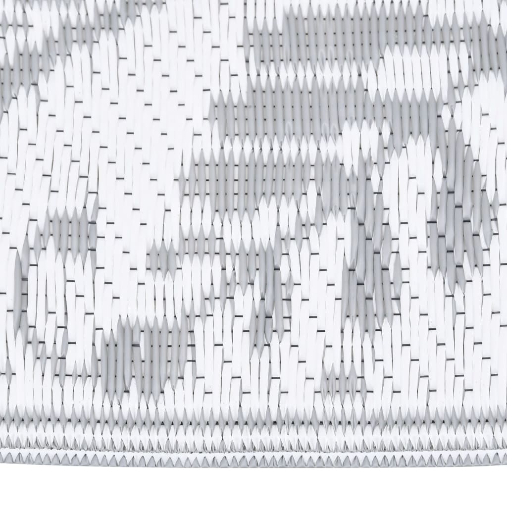 

vidaXL Buitenkleed 140x200 cm polypropeen lichtgrijs