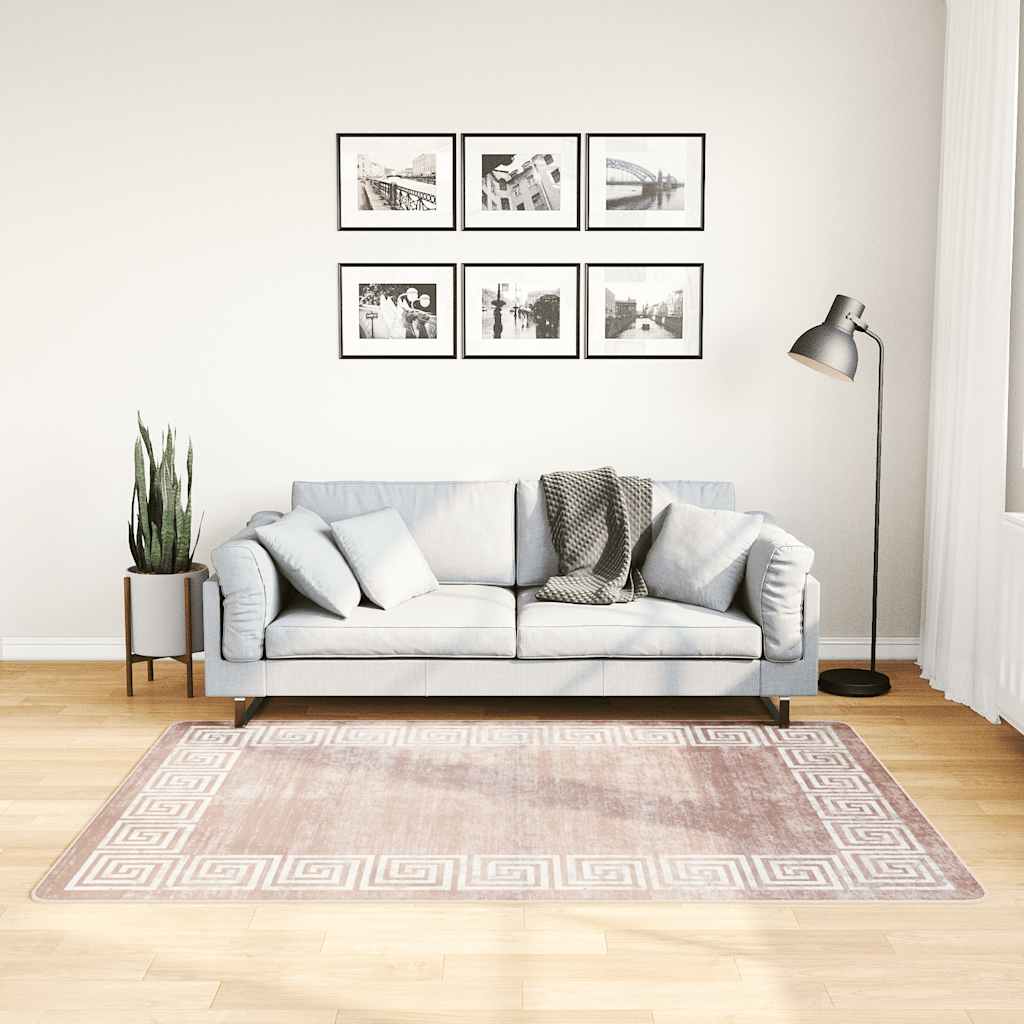 Prateľný koberec 120x180 cm béžový protišmykový 337942
