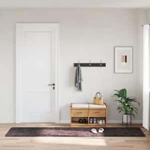 Pralna preproga 80x300 cm antracitna protizdrsna