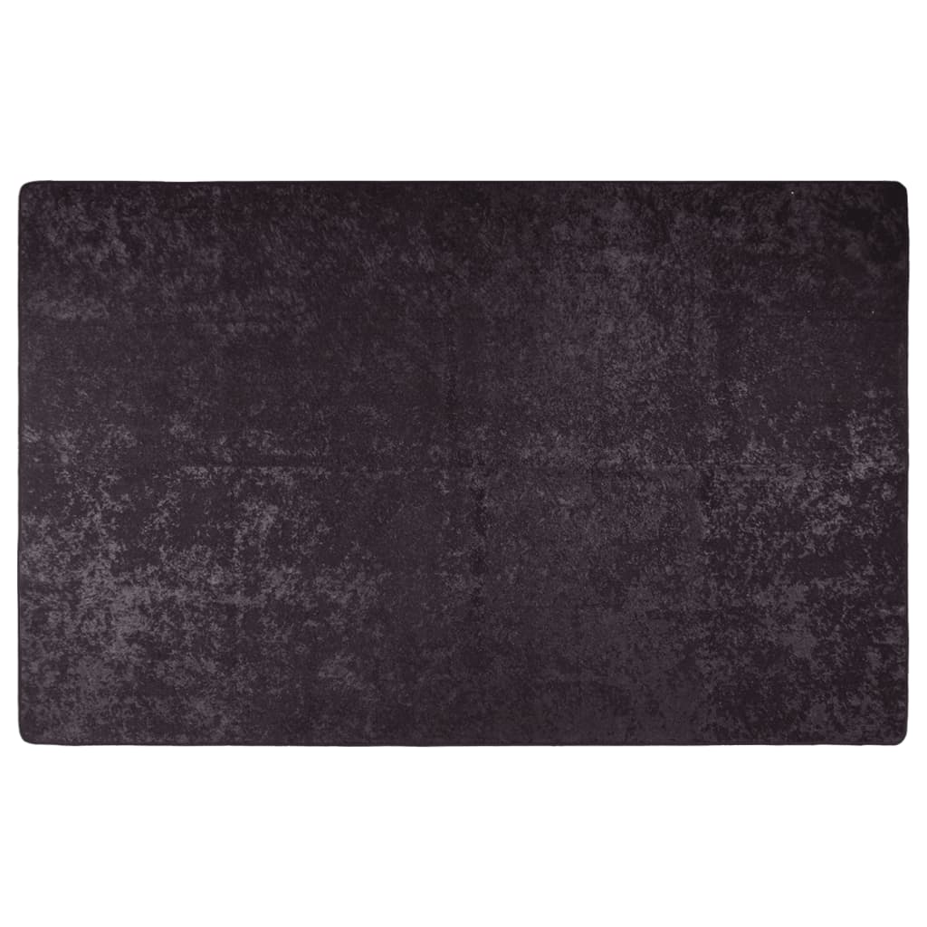 vidaXL Tapis lavable antidérapant 160x230 cm Anthracite