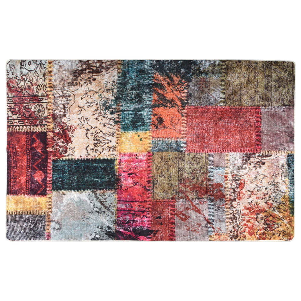 vidaXL Covor lavabil, mozaic multicolor, 160×230 cm, antiderapant vidaxl.ro