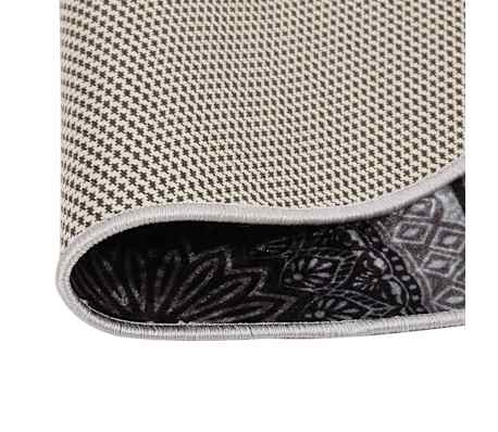 vidaXL Tappeto Lavabile &phi;120 cm Multicolore Antiscivolo