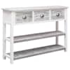 vidaXL puhvetkapp antiikhall 108x30x76 cm Paulownia puit