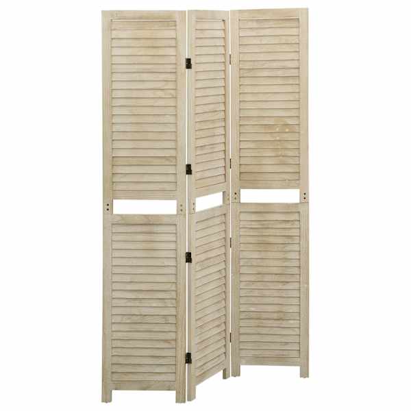 vidaXL 3 paneeliga sirm, 105 x 165 cm, paulownia puit