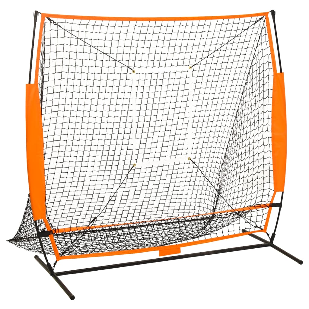 vidaXL Tréninková síť pro baseball černá 174 x 76 x 158,5 cm