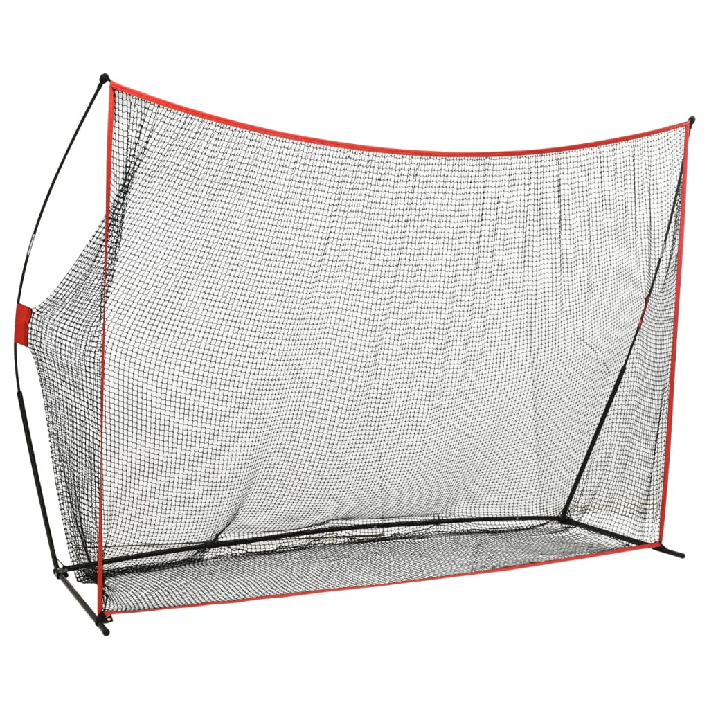vidaXL golfa tīkls, 356x92,5x215 cm, metāls