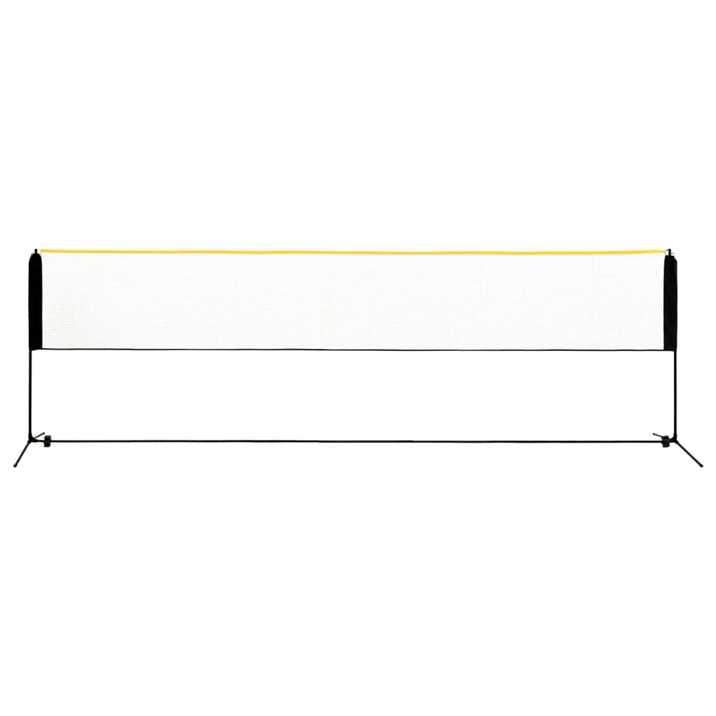 vidaXL Badmintonnet verstelbaar 500x103x94-158 cm metaal afbeelding