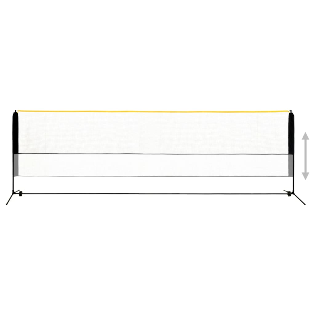 Alternativ bild 2 för VidaXl Justerbart Badmintonnät 500X103X94-158 Cm Metall