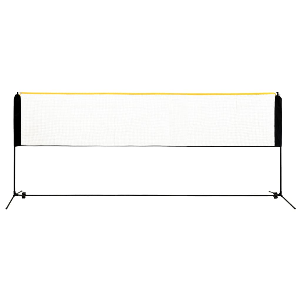 vidaXL Badmintonnet verstelbaar 400x103x94-158 cm metaal afbeelding