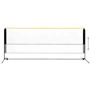 Nastavitelná badmintonová síť 400 x 103 x 94–158 cm kov - obrázek 3