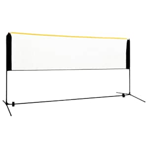 Nastavljiva mreža za badminton 300x103x94-158 cm kovinska