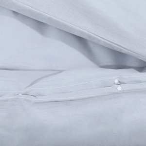 Sada ložního prádla šedá 140 x 200 cm lehké mikrovlákno - obrázek 8
