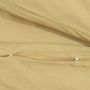 Sada ložního prádla taupe 240 x 220 cm lehké mikrovlákno - obrázek 8