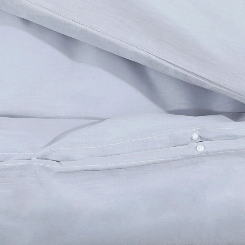  Súprava obliečok sivá 140x200 cm bavlna